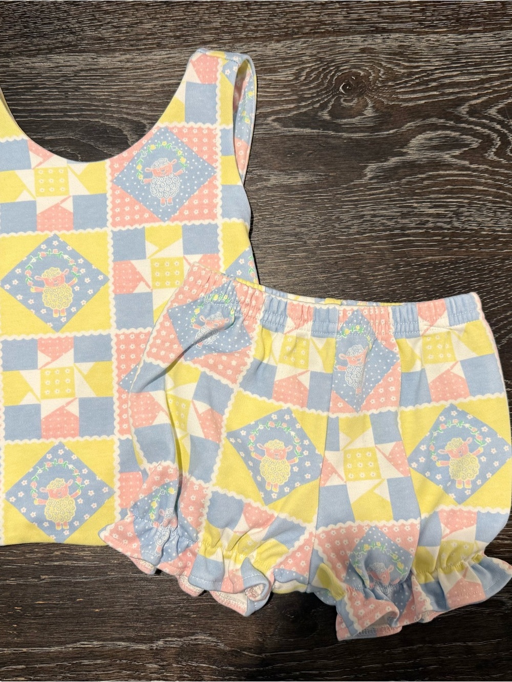 The Beaufort Bonnet Company Pastel Patchwork Set - Yellow, Blue, Pink